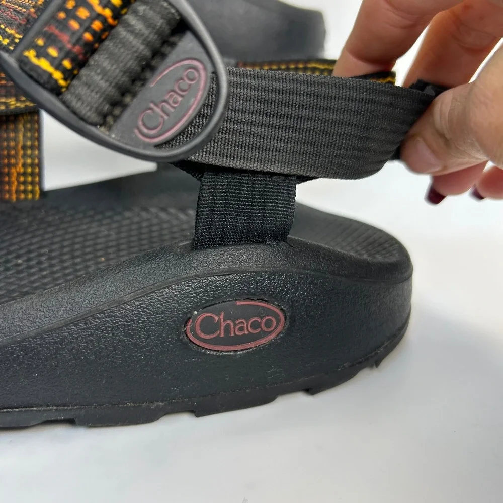 Chaco Z/Cloud Men's 12 Sandals Nik Port Classic Sport Black Multi Straps J105375